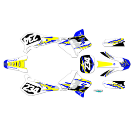 Graphics Kit for Yamaha YZ250 (1993-1995) Vintage Series