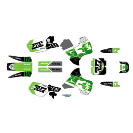 Graphics Kit for Kawasaki KX500 (1989-1998) Rail Series