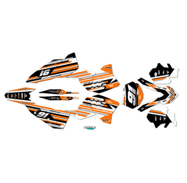 Graphics Kit for Ktm 200XCW (2008-2011) Coil Series