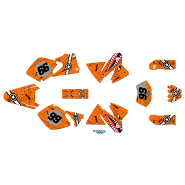 Graphics Kit for Ktm 380EXC (1998-2000) Predator Series