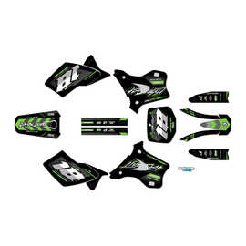Graphics Kit for Kawasaki KX125 (1996-1998) Rebel Series