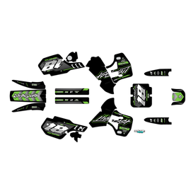 Graphics Kit for Kawasaki KX500 (1989-1998) Rebel Series