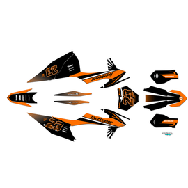Graphics Kit for Ktm 450 XCF (2019-2022) Fh Series