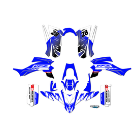 Graphics Kit for Yamaha YFZ50 (All Years) Factory Series