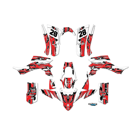 Graphics Kit for Yamaha YFZ50 (All Years) Incision Series