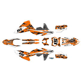 Graphics Kit for Ktm 125SX (2024-2025) Cloaked Series