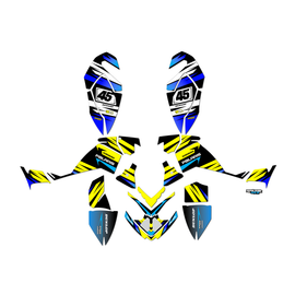 Graphics Kit for Polaris OUTLAW500 (2006-2008) Division Series Graphics Kit for Polaris OUTLAW500 (2006-2008) Division Series