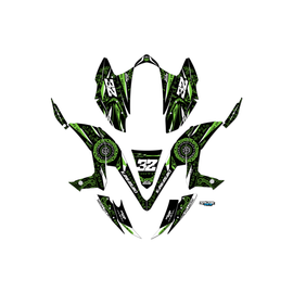 Graphics Kit for Kawasaki KFX450R (All Years) Midgard Series