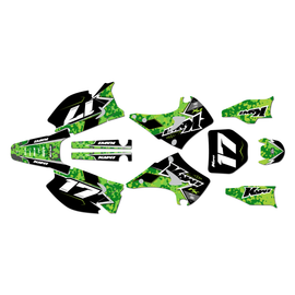 Graphics Kit for Kawasaki KX250 (2003-2008) Warfare Series