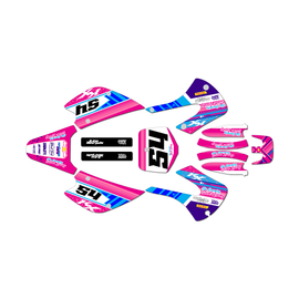 Graphics Kit for Kawasaki KX100 (2001-2013) Split Series