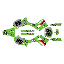 Graphics Kit for Kawasaki KX125 (1999-2002) Predator Series