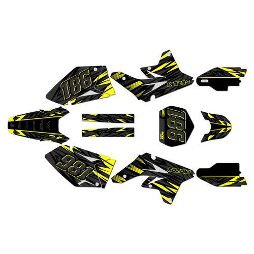 Graphics Kit for Suzuki RMZ250 (2007-2009) Twitch Series