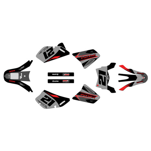 Graphics Kit for Suzuki DR650 (1996-2026) Shaders Series