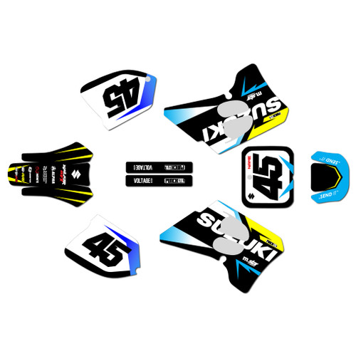 Graphics Kit for Suzuki RM125 (1993-1995) Division Series
