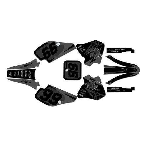 Graphics Kit for Honda XR70 (1997-2000) Division Series