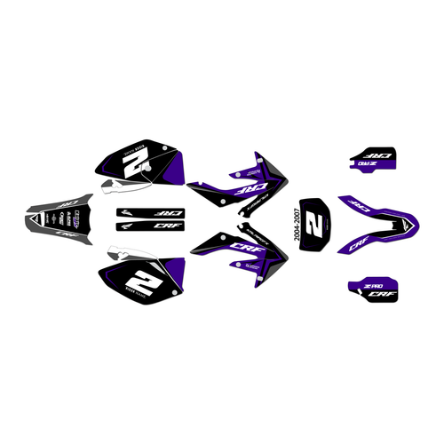 Graphics Kit for Honda CRF250X (2008-2017) Lightning Series