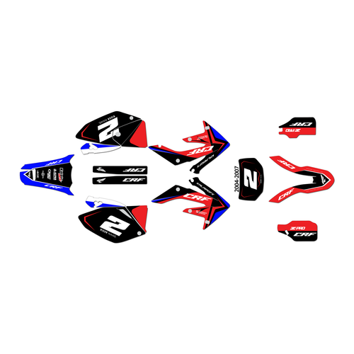 Graphics Kit for Honda CRF250X (2008-2017) Lightning Series