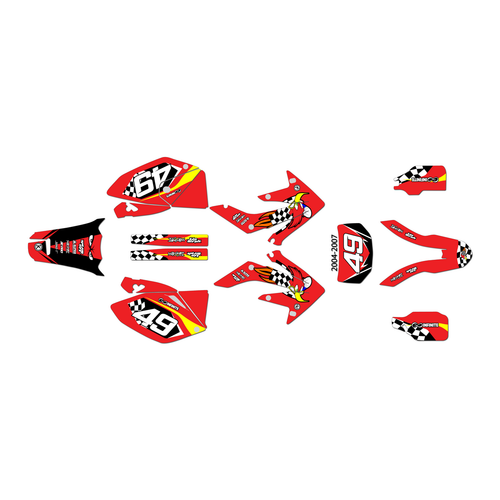 Graphics Kit for Honda CRF250X (2008-2017) Pecker Series