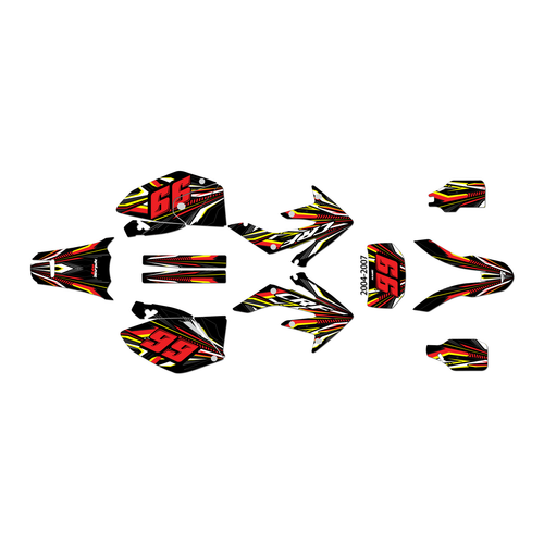 Graphics Kit for Honda CRF250X (2008-2017) Prime Series