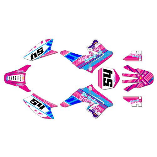 Graphics Kit for Suzuki DRZ70 (2008-2018) Split Series