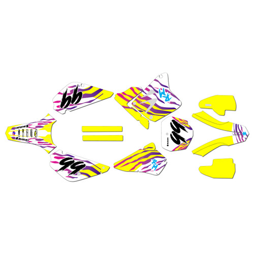 Graphics Kit for Suzuki RM85 UFO RESTYLE (2001+) Raid Series
