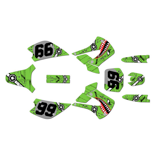 Graphics Kit for Kawasaki KX100 UFO (2001-2013) Predator Series