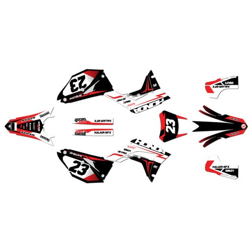Graphics Kit for Honda CRF450X (2019+) Evader Series