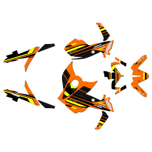 Graphics Kit for Yamaha MT09 / FZ09 (2017-2020) Warrior Series