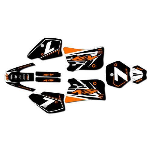 Graphics Kit for Ktm 50SX (1998-2001) Bold Series
