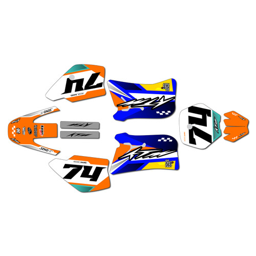 Graphics Kit for Ktm 50SX (1998-2001) Prestige Series