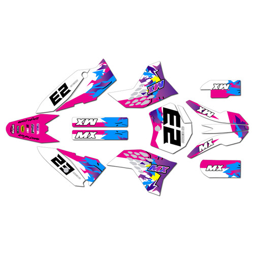 Graphics Kit for Ktm 65SX (2009-2015) Throwback Series