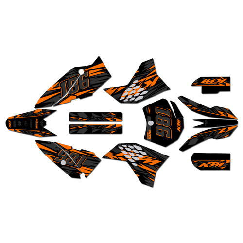 Graphics Kit for Ktm 65SX (2009-2015) Twitch Series