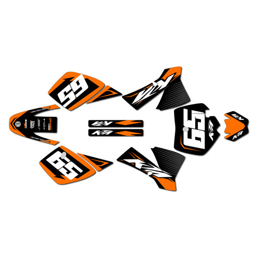 Graphics Kit for Ktm 50SX (2002-2008) Bold Series