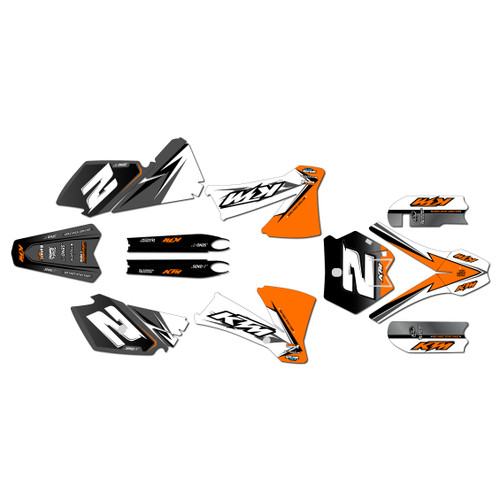 Graphics Kit for Ktm 105SX (2003-2005) Razor Series