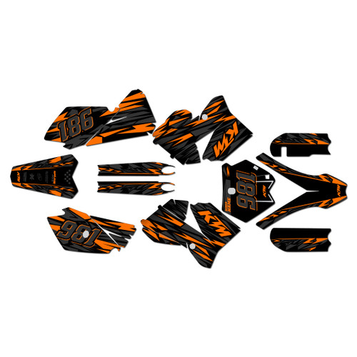 Graphics Kit for Ktm 105SX (2006-2012) Twitch Series