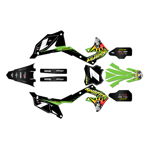 Graphics Kit for Kawasaki KX450F (2019-2023) Lancaster Series