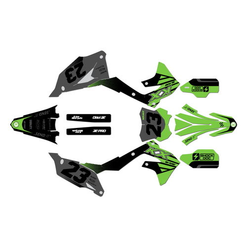 Graphics Kit for Kawasaki KX250F (2021-2024) Oem Series