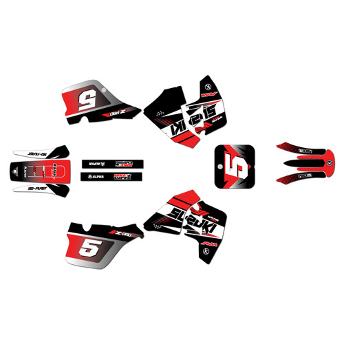 Graphics Kit for Suzuki RM125 (1989-1992) Turbo Series