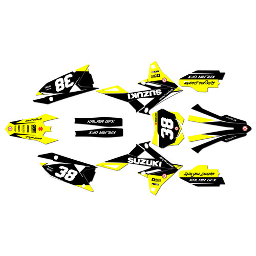 Graphics Kit for Suzuki RMZ250 (2019+) Faith Series