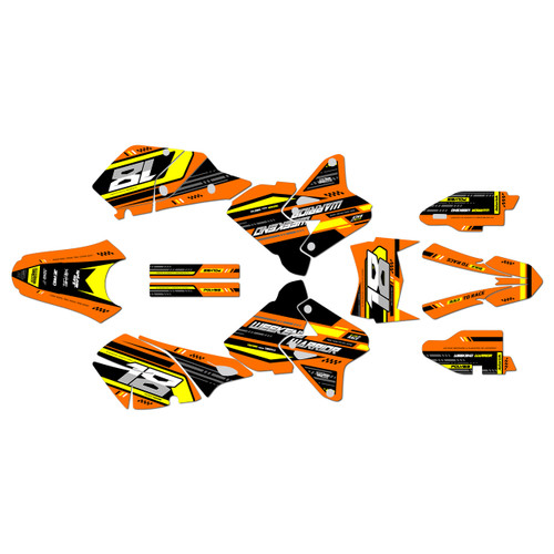 Graphics Kit for Suzuki DRZ400 (2005-2023) Warrior Series