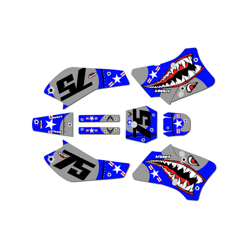 Graphics Kit for Yamaha TT-R90 (2000-2008) Predator Series