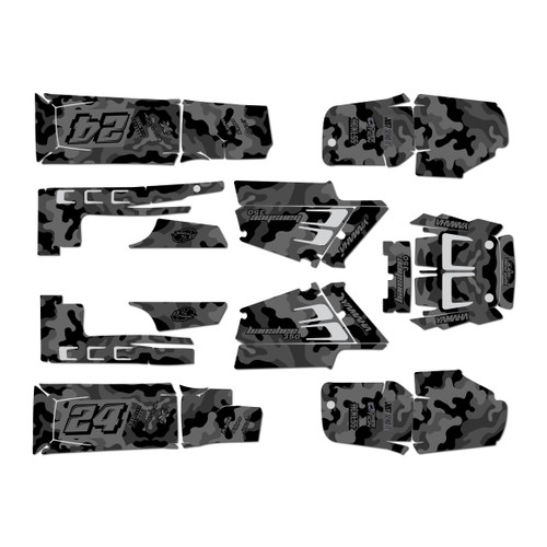 yamaha banshee350 graphics kit 1987-2012 invasion series smoke