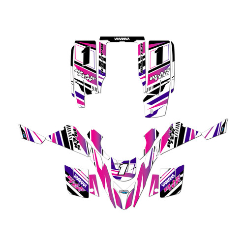 yamaha yfs200 graphics kit 1988-2006 razor series purple