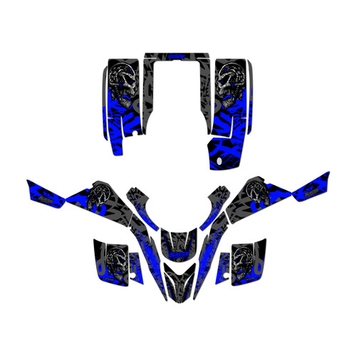 yamaha yfs200 graphics kit 1988-2006 revolt series blue