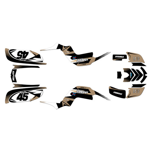 yamaha raptor660 graphics kit 2001-2005 division series tan
