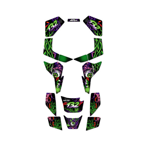 suzuki lt80 graphics kit all years core series purple