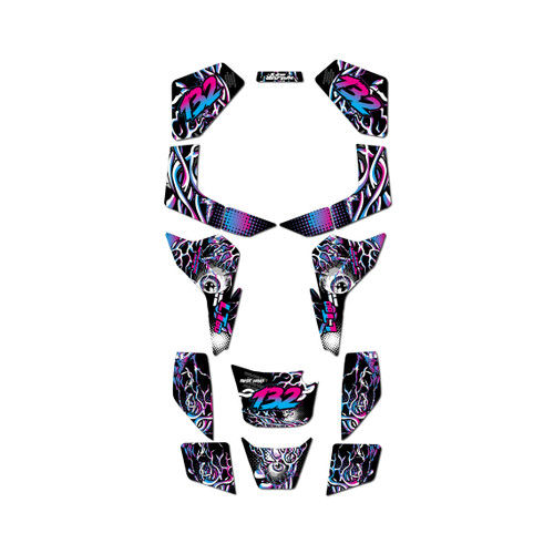 suzuki lt80 graphics kit all years core series magenta