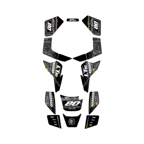 suzuki lt80 graphics kit all years rift series rainbow