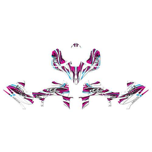 yamaha yfz450r graphics kit 2014-2026 swift series magenta