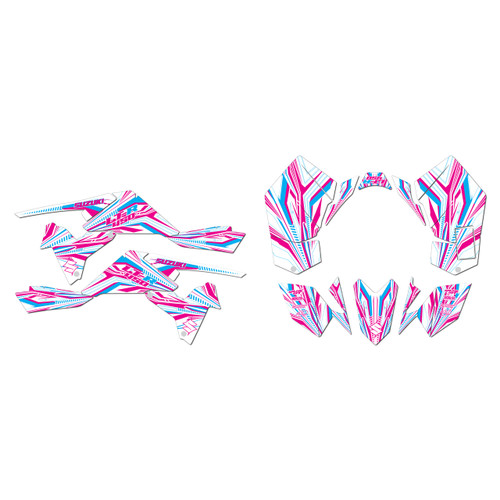 suzuki ltr450 graphics kit 2006-2011 prime series magenta